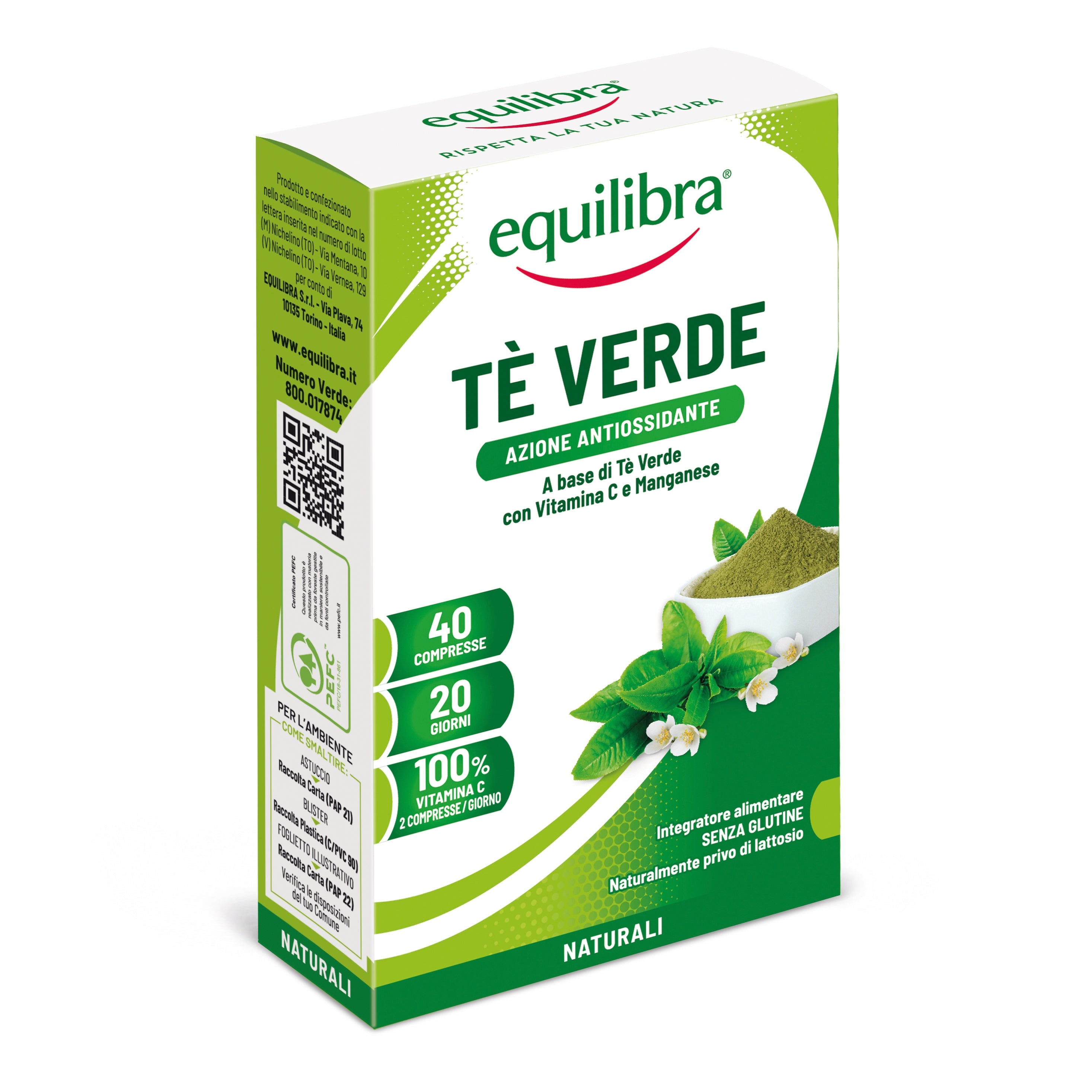 Tè Verde ad azione antiossidante