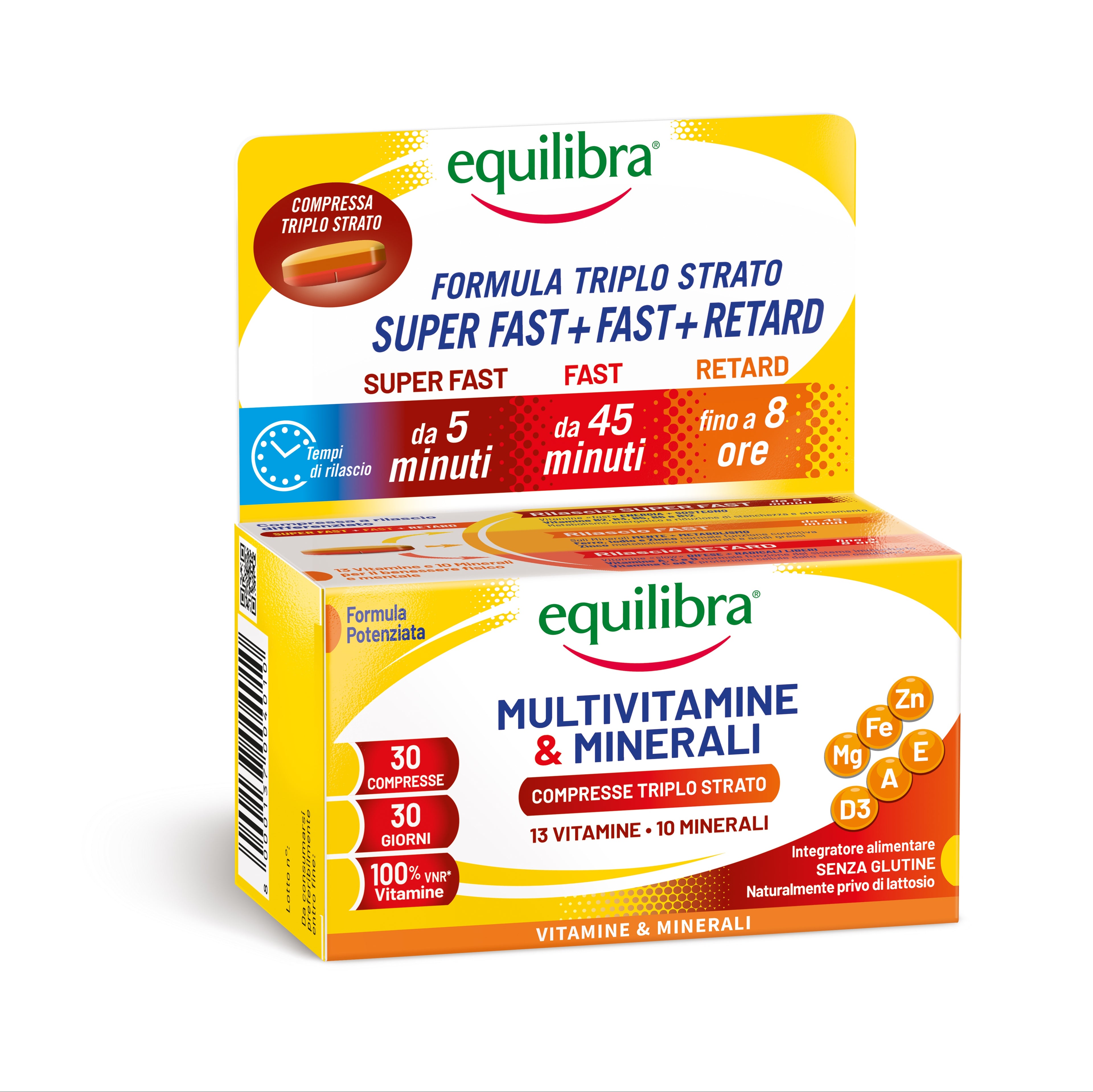 Multivitamine e Minerali compresse triplo strato